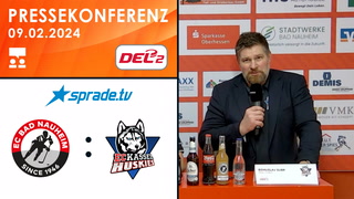 09.02.2024 - Pressekonferenz - EC Bad Nauheim vs. EC Kassel Huskies