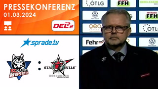01.03.2024 - Pressekonferenz - EC Kassel Huskies vs. Starbulls Rosenheim