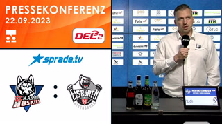 22.09.2023 - Pressekonferenz - EC Kassel Huskies vs. Eisbären Regensburg