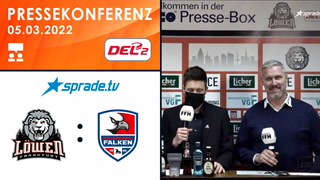 05.03.2022 - Pressekonferenz - Löwen Frankfurt vs. Heilbronner Falken