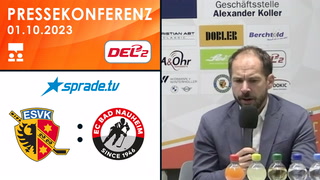 01.10.2023 - Pressekonferenz - ESV Kaufbeuren vs. EC Bad Nauheim