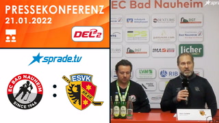 21.01.2022 - Pressekonferenz - EC Bad Nauheim vs. ESV Kaufbeuren