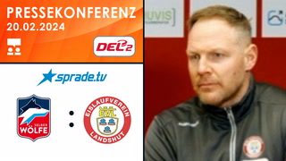 20.02.2024 - Pressekonferenz - Selber Wölfe vs. EV Landshut