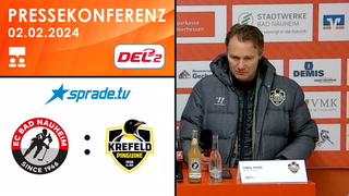 02.02.2024 - Pressekonferenz - EC Bad Nauheim vs. Krefeld Pinguine