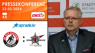 23.02.2024 - Pressekonferenz - EC Bad Nauheim vs. Starbulls Rosenheim