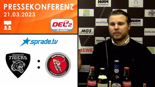 21.03.2023 - Pressekonferenz - Bayreuth Tigers vs. Eispiraten Crimmitschau