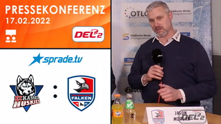 17.02.2022 - Pressekonferenz - EC Kassel Huskies vs. Heilbronner Falken