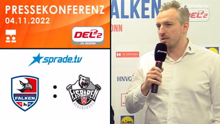 04.11.2022 - Pressekonferenz - Heilbronner Falken vs. Eisbären Regensburg