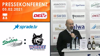 05.02.2021 - Pressekonferenz - Bietigheim Steelers vs. EHC Freiburg