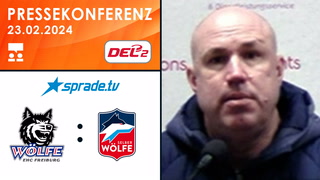23.02.2024 - Pressekonferenz - EHC Freiburg vs. Selber Wölfe