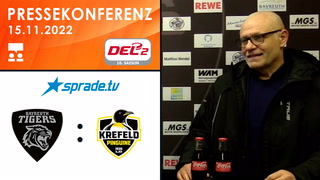15.11.2022 - Pressekonferenz - Bayreuth Tigers vs. Krefeld Pinguine