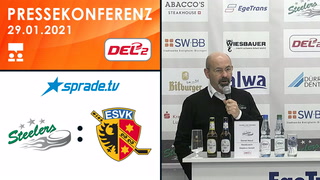 29.01.2021 - Pressekonferenz - Bietigheim Steelers vs. ESV Kaufbeuren