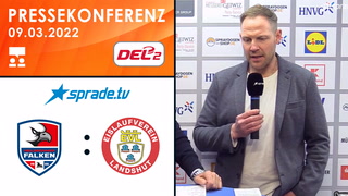 09.03.2022 - Pressekonferenz - Heilbronner Falken vs. EV Landshut