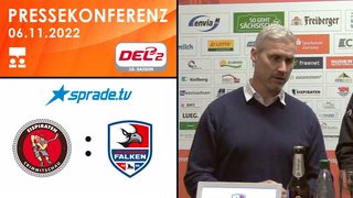 06.11.2022 - Pressekonferenz - Eispiraten Crimmitschau vs. Heilbronner Falken