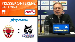 03.11.2023 - Pressekonferenz - Lausitzer Füchse vs. EHC Freiburg