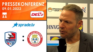 09.01.2022 - Pressekonferenz - Heilbronner Falken vs. EV Landshut
