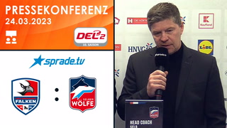 24.03.2023 - Pressekonferenz - Heilbronner Falken vs. Selber Wölfe