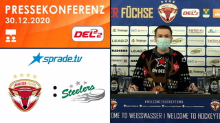 30.12.2020 - Pressekonferenz - Lausitzer Füchse vs. Bietigheim Steelers