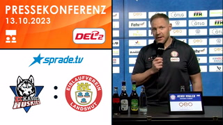 13.10.2023 - Pressekonferenz - EC Kassel Huskies vs. EV Landshut