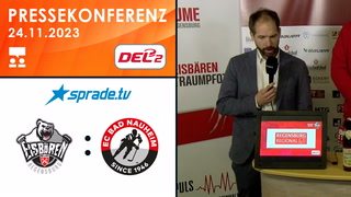 24.11.2023 - Pressekonferenz - Eisbären Regensburg vs. EC Bad Nauheim