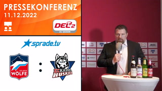 11.12.2022 - Pressekonferenz - Selber Wölfe vs. EC Kassel Huskies