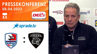 08.04.2023 - Pressekonferenz - Heilbronner Falken vs. Bayreuth Tigers