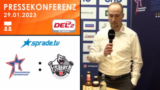 29.01.2023 - Pressekonferenz - Ravensburg Towerstars vs. Eisbären Regensburg