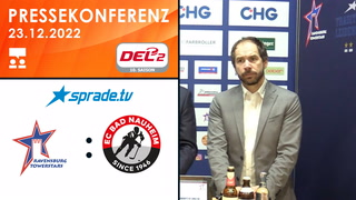 23.12.2022 - Pressekonferenz - Ravensburg Towerstars vs. EC Bad Nauheim