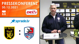 30.12.2021 - Pressekonferenz - Tölzer Löwen vs. Heilbronner Falken