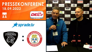 18.09.2022 - Pressekonferenz - Bayreuth Tigers vs. EV Landshut