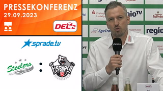 29.09.2023 - Pressekonferenz - Bietigheim Steelers vs. Eisbären Regensburg