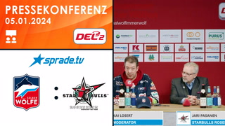 05.01.2024 - Pressekonferenz - Selber Wölfe vs. Starbulls Rosenheim