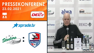 23.02.2021 - Pressekonferenz - Bietigheim Steelers vs. Heilbronner Falken