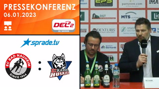 06.01.2023 - Pressekonferenz - EC Bad Nauheim vs. EC Kassel Huskies