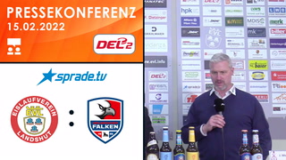 15.02.2022 - Pressekonferenz - EV Landshut vs. Heilbronner Falken