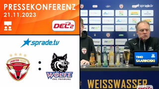 21.11.2023 - Pressekonferenz - Lausitzer Füchse vs. EHC Freiburg