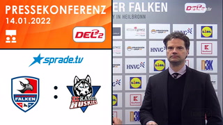 14.01.2022 - Pressekonferenz - Heilbronner Falken vs. EC Kassel Huskies