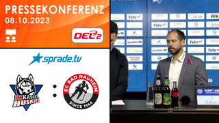 08.10.2023 - Pressekonferenz - EC Kassel Huskies vs. EC Bad Nauheim
