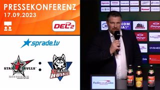 17.09.2023 - Pressekonferenz - Starbulls Rosenheim vs. EC Kassel Huskies